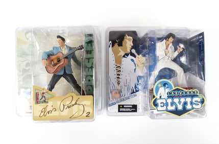 Lot of 2 McFarlane Elvis Action Figures