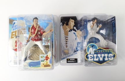 Lot of 2 McFarlane Elvis Action Figures