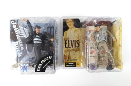 Lot of 2 McFarlane Elvis Action Figures