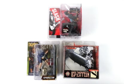 Lot of 3 McFarlane Rock N Roll Action Figures