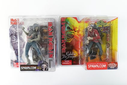 Lot of 2 McFarlane Iron Maiden Action Figures