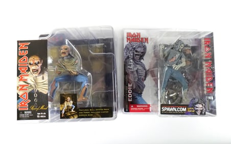 Lot of 2 Iron Maiden Action Figures