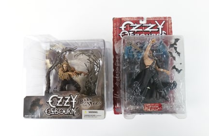 Lot of 2 McFarlane Ozzy Osbourne Action Figures