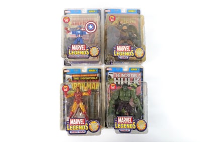 Lot of 4 Marvel Legends Action Figures - Series I