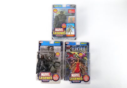Lot of 3 Marvel Legends Action Figures -Mixed Series