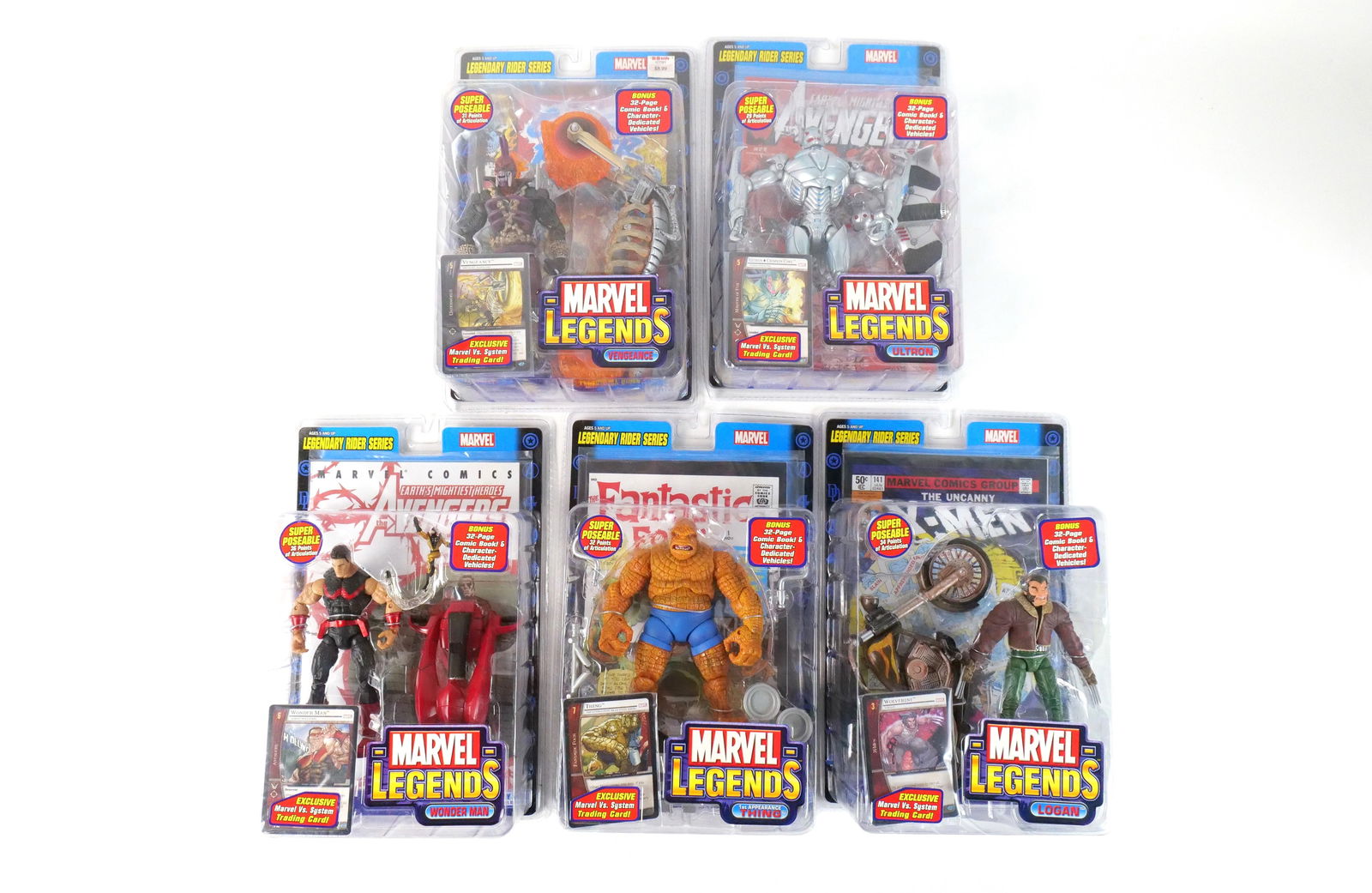 Lot of 5 Marvel Legends Action Figures - Legendary Rider Series (1 of 11)