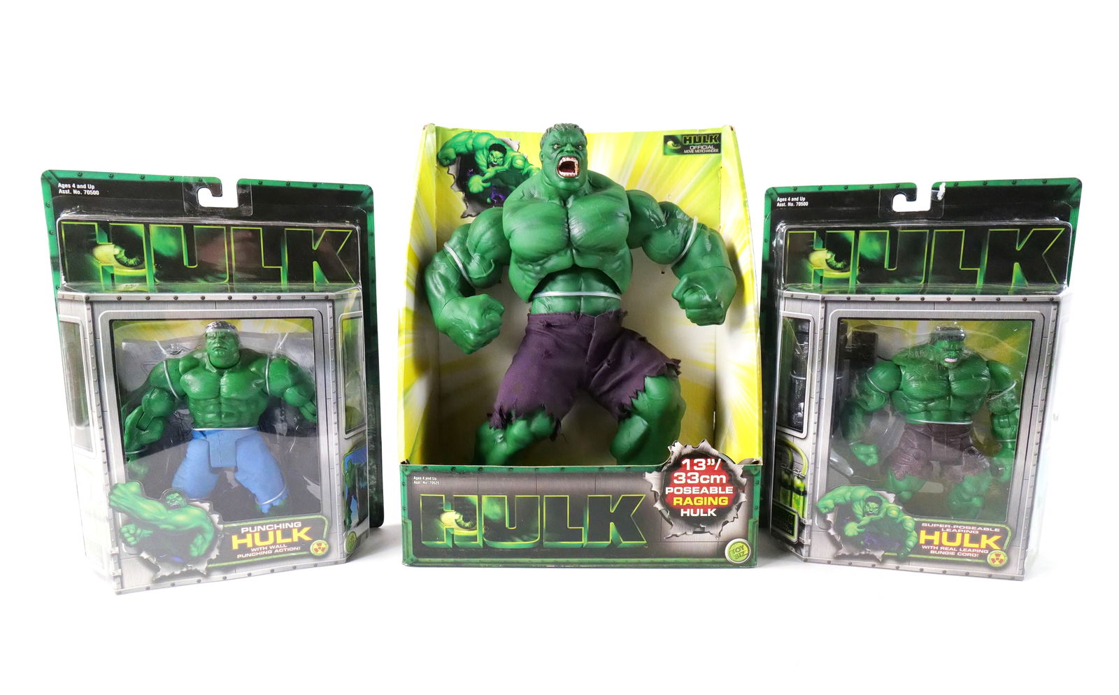 Lot of 3 Marvel Hulk Action Figures (1 of 9)