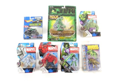 Lot of Marvel Hulk Collectibles