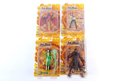 Lot of 4 Dark Alliance Series 1 Action Figures