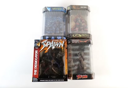 Lot of 4 Spawn Special Edition Figures