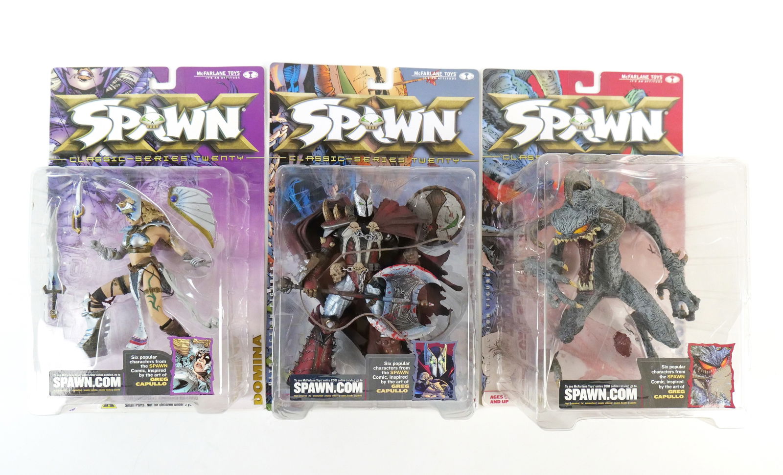 Lot of 3 Spawn Classic Series Twenty Action Figures (1 of 12)