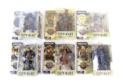Lot of 6 McFarlane Spawn Dark Ages Action Figures