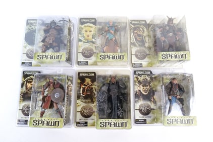 Lot of 6 McFarlane Spawn Dark Ages Action Figures