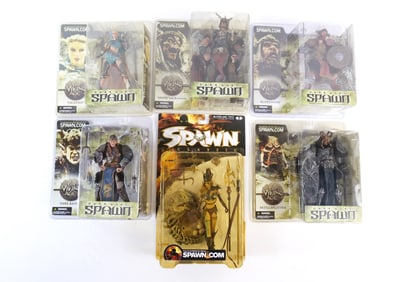 Lot of 6 McFarlane Spawn Action Figures