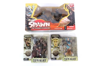 Lot of 3 Spawn Figures