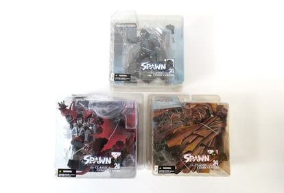 Lot of 3 McFarlane Spawn Series 24 Action Figures