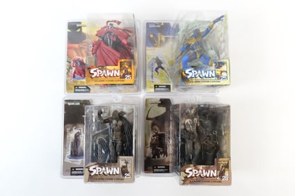 Lot of 4 McFarlane Spawn Series 25 Action Figures