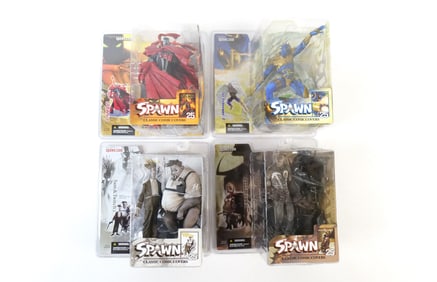 Lot of 4 McFarlane Spawn Series 25 Action Figures