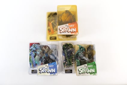 Lot of 3 The Art of Spawn Series 26 Action Figures