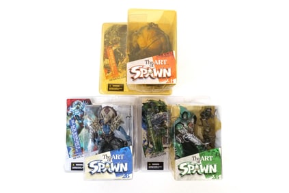Lot of 3 The Art of Spawn Series 26 Action Figures