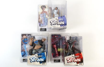 Lot of 3 The Art of Spawn Series 27 Action Figures