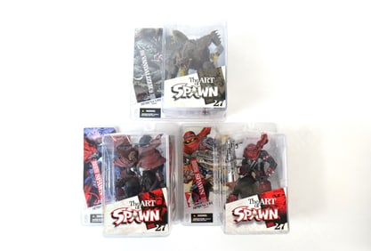 Lot of 3 The Art of Spawn Series 27 Action Figures