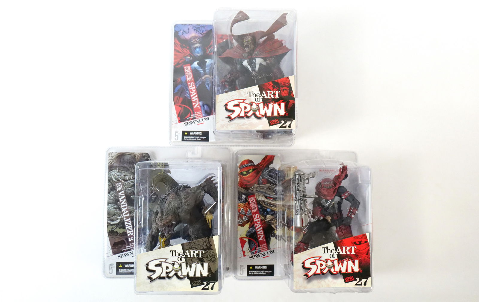 Lot of 3 The Art of Spawn Series 27 Action Figures (1 of 12)