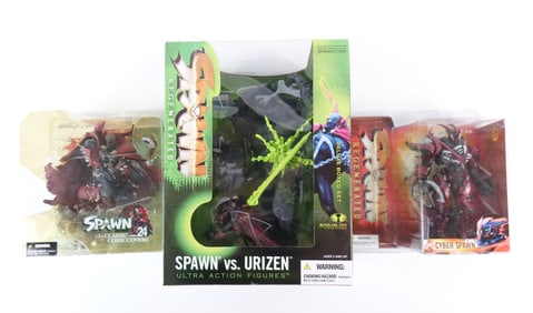 Lot of 3 Spawn Action Figures