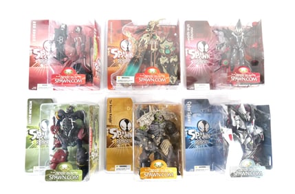 Lot of 6 Spawn Reborn Action Figures - Series 2