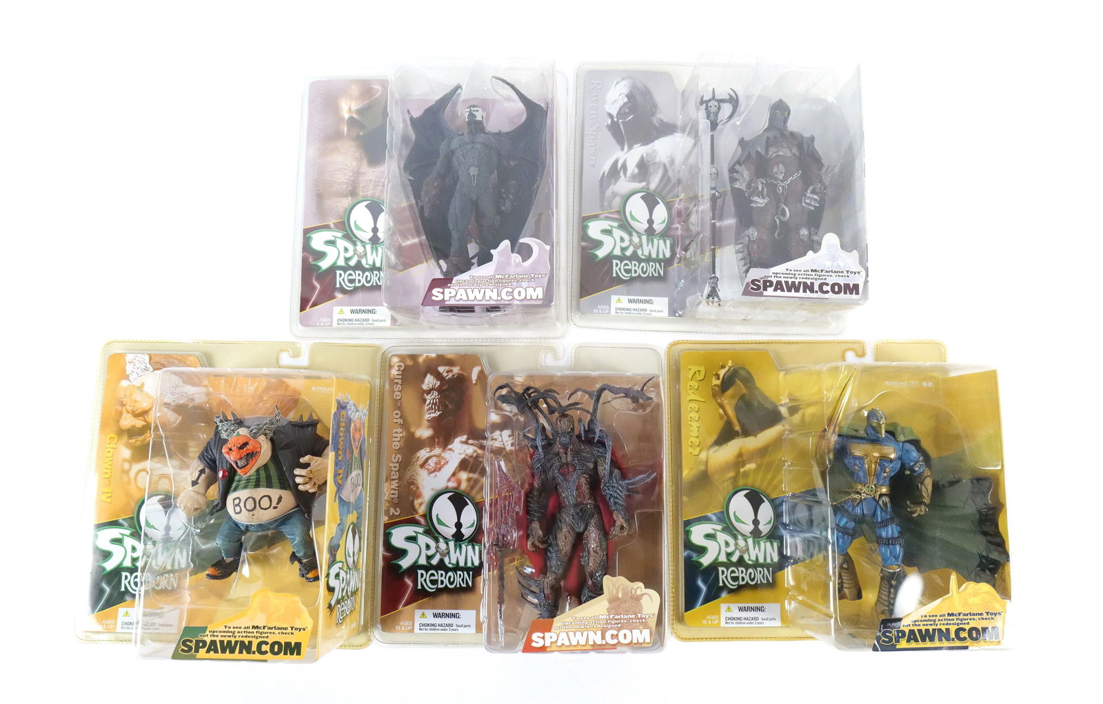 Lot of 5 McFarlane Spawn Reborn Action Figures - Series 1 (1 of 11)