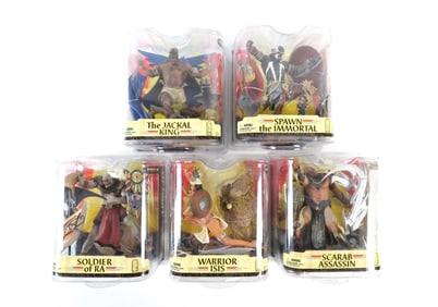 Lot of 5 Spawn Age of Pharohs Action Figures