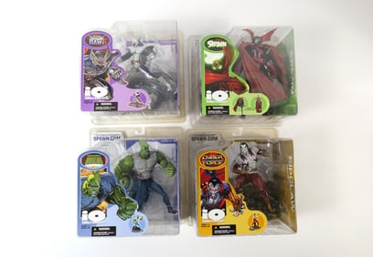 Lot of 4 Image Comics 10th Anniversary Action Figures