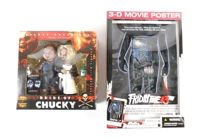 Lot of 2 McFarlane Horror Themed Collectibles