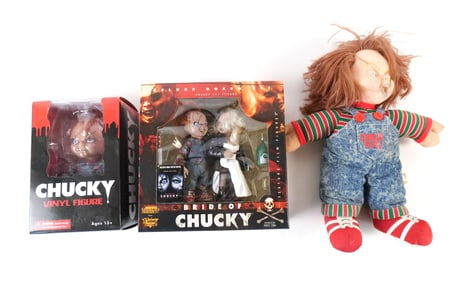 Lot of 3 Chucky Collectibles