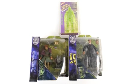 Lot of 3 Universal Monsters Action Figures