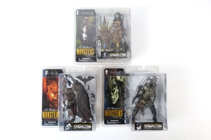 Lot of 3 McFarlane's Monsters Action Figures