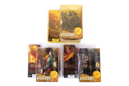 Lot of 3 Clive Barker's The Infernal Parade Action Figures