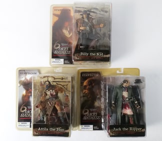 Lot of 3 McFarlane 6 Faces of Madness Action Figures