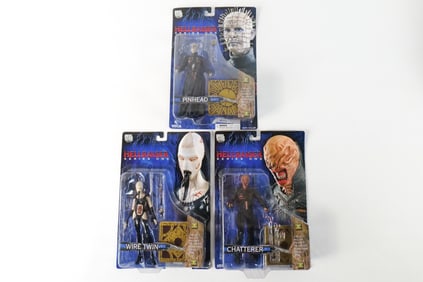 Lot of 3 NECA Hellraiser Series 1 Action Figures