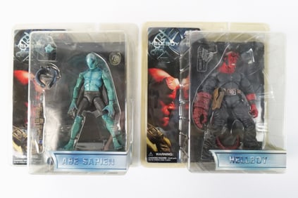Lot of 2 Mezco Hellboy Action Figures