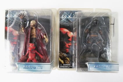 Lot of 2 Mezco Hellboy Action Figures