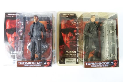Lot of 2 McFarlane Terminator 3 Rise of the Machines Action Figures
