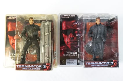 Lot of 2 McFarlane Terminator 3 Rise of the Machines Action Figures
