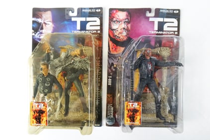 Lot of 2 McFarlane Terminator 2 Action Figures