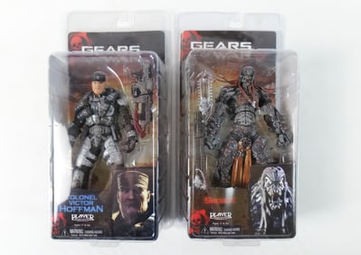 Lot of 2 NECA Gears of War 2 Action Figures