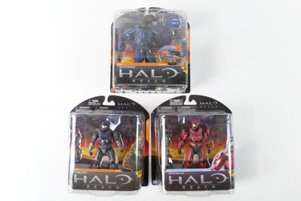 Lot of 3 McFarlane Halo Reach Action Figures