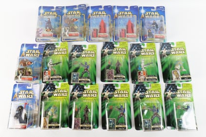 Lot of 17 Star Wars Attack of the Clones Action Figures