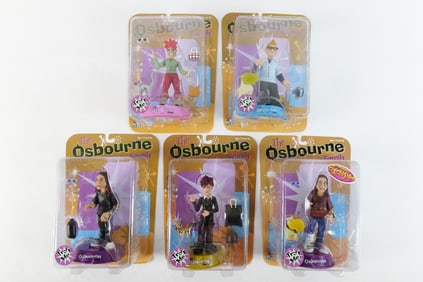 Lot of 5 Mezco Osbourne Family Action Figures