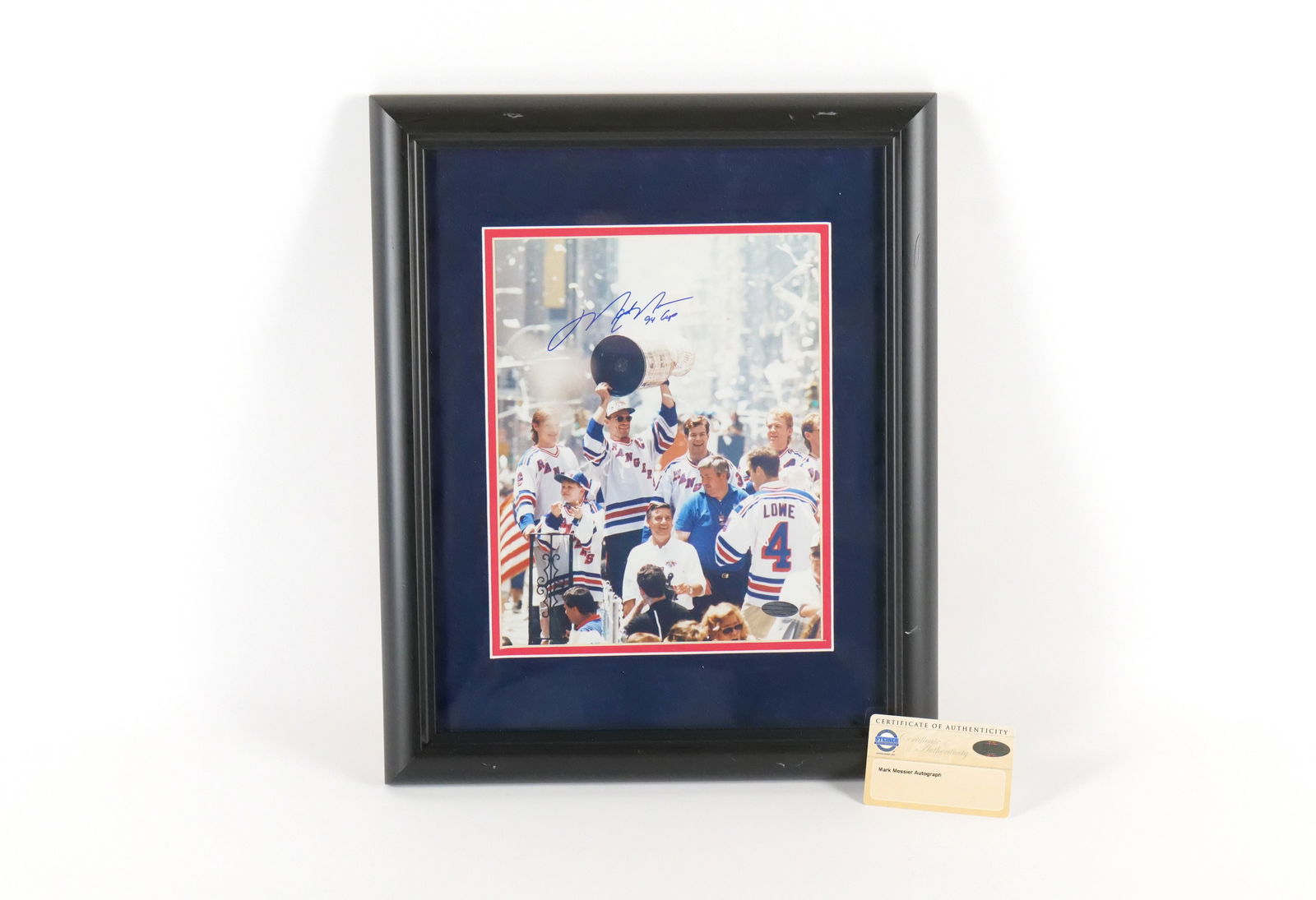Mark Messier Signed Stanley Cup Parade Photo - Steiner Sports