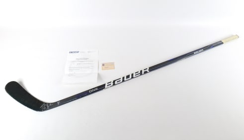Derek Stepan Game Used Autographed Bauer Stick